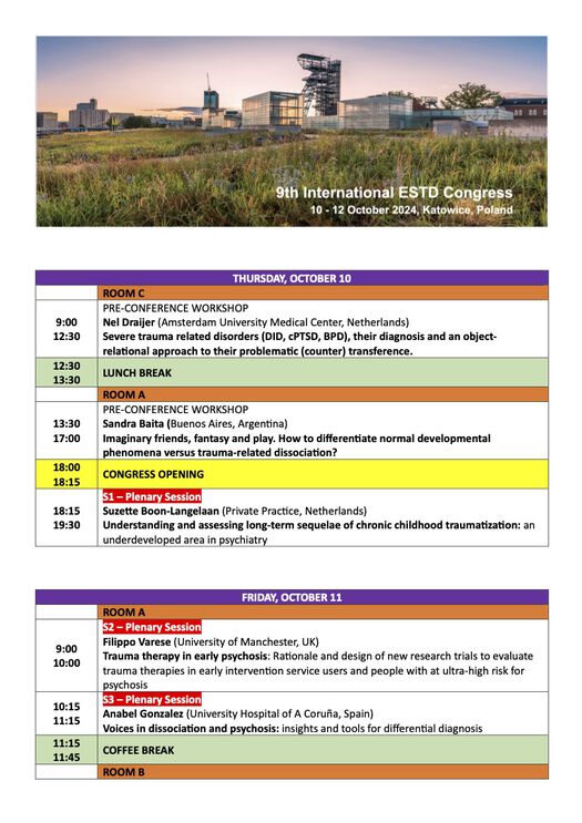 ESTD Congress 2024 - ReferentInnen&Workshops